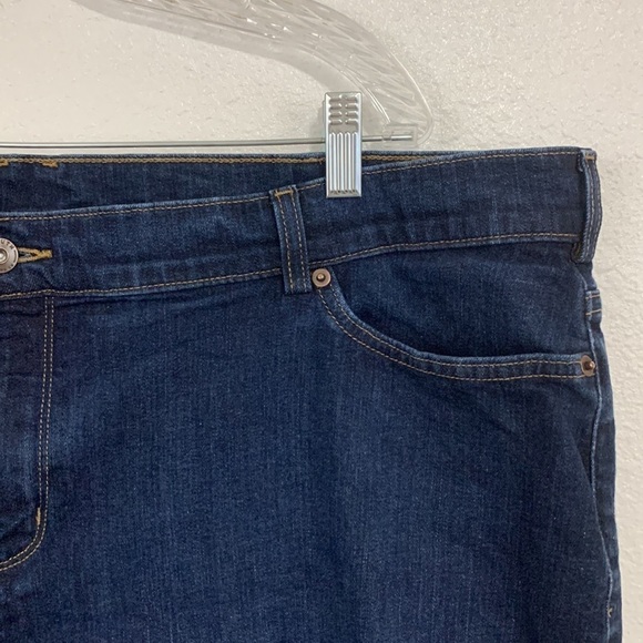 Duluth Plus Size Knee Length Jean Bermuda Shorts Size 24 - Picture 2 of 6